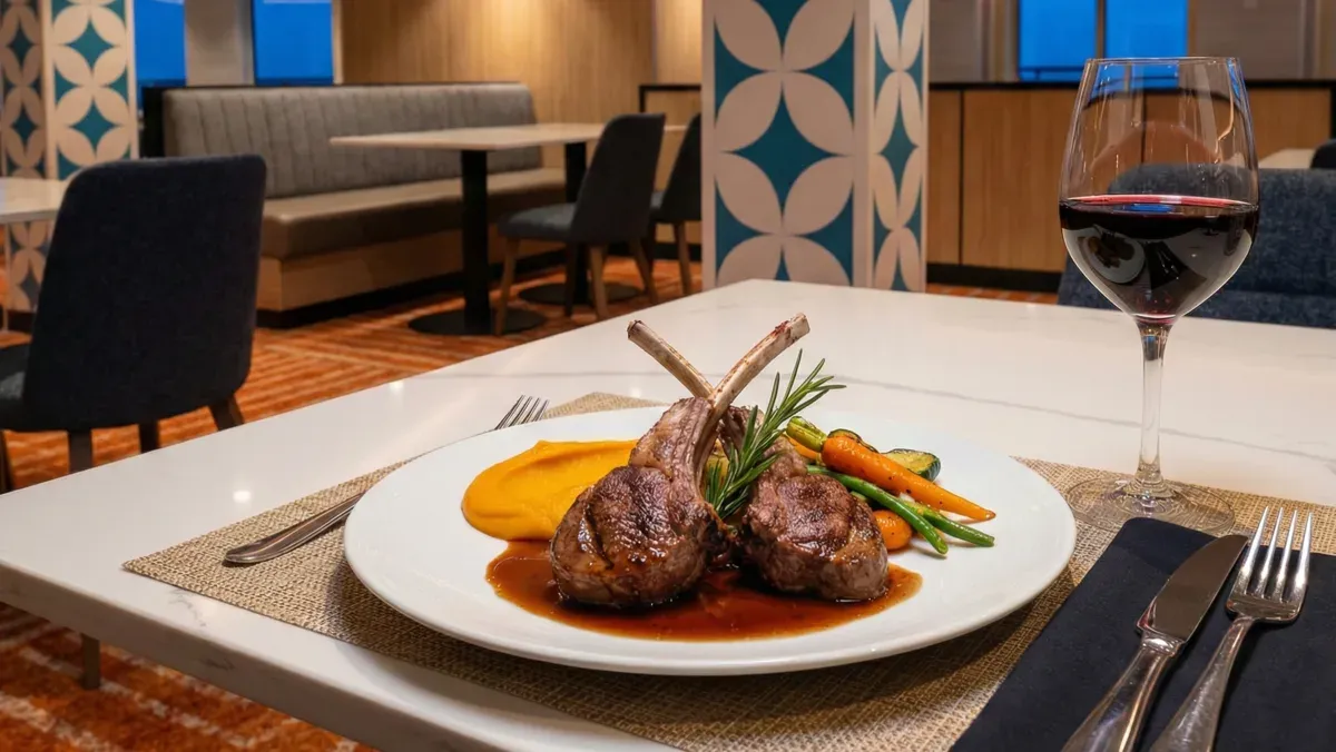 Kosher fine dining on board the Sun Princess