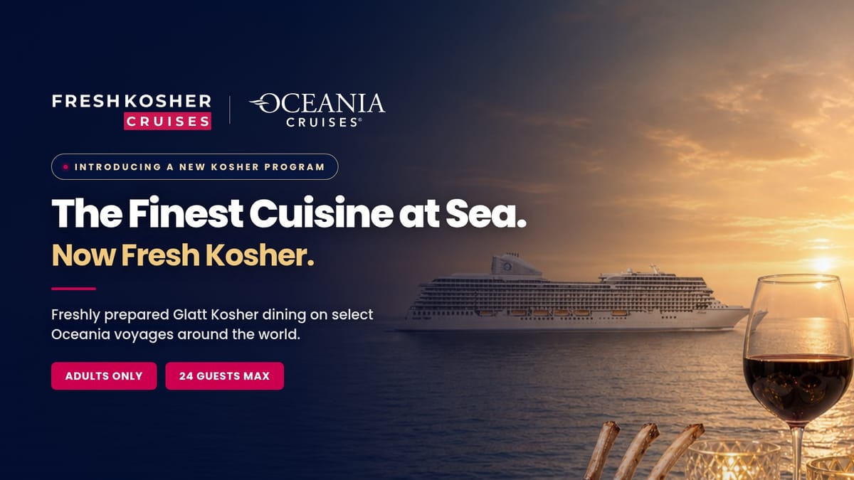Oceania Cruises Fresh Kosher program - Fresh Kosher Cruises